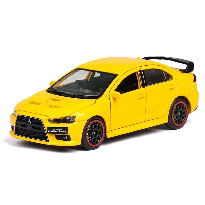 1:32 Mitsubishi EVO Lancer Evolution, игрушечный автомобиль из сплава, литая под давлением и Игрушечная модель автомобиля, игрушечные машинки для детей, подарки на день рождения, Рождество - Цвет: No Original Box