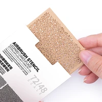 DIY Model Aging Camouflage Leakage Spray Stencil Template Tool for Gundam Model 1/72 1/48 1/32 1/35 Military Model Engrave Paper 2