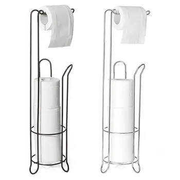 

Paper Roll Stand Storage Toilet Paper Towel Storage Stand Organizer Rack Bathroom Vertical Roll Holder