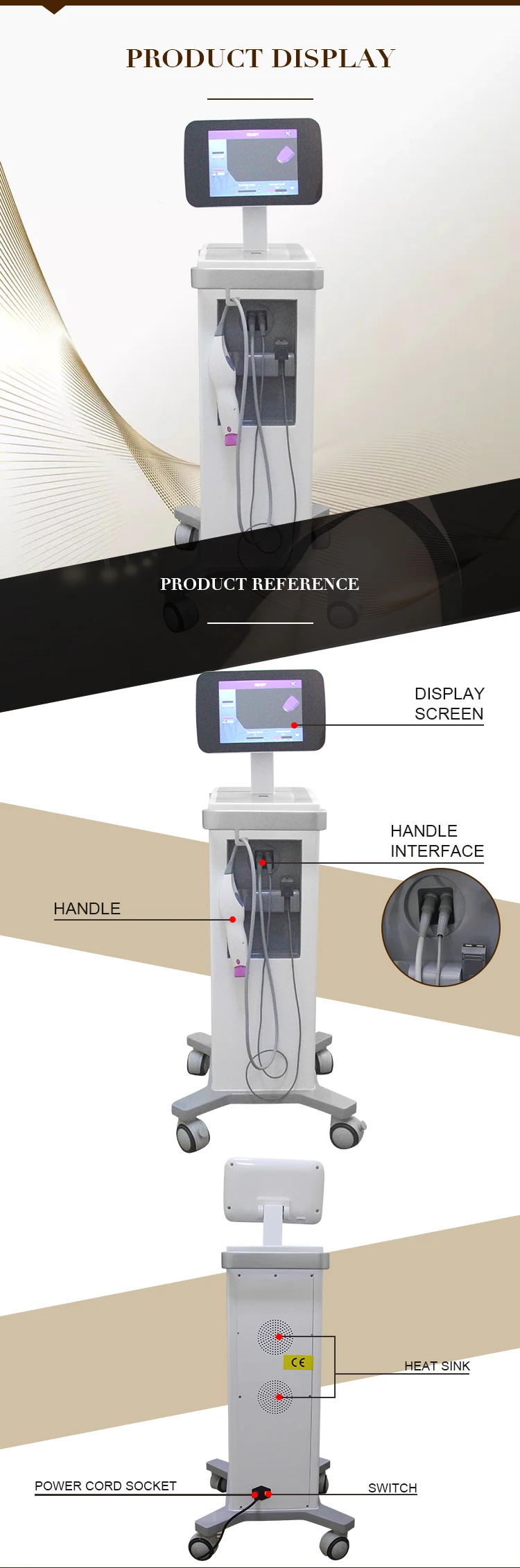 Цена по прейскуранту завода профессиональное устройство Thermage 40,68 HZ RF подтягивающий лифтинг лица морщин и тела Укрепляющий косметический аппарат