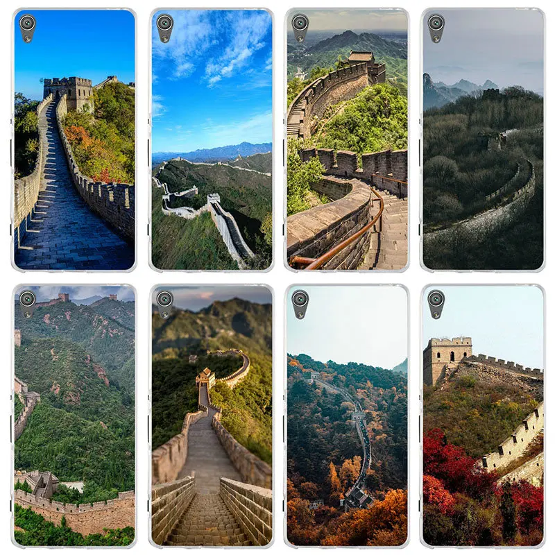 Great Wall of China для sony Xperia Z Z1 Z2 Z3 Z4 Z5 Compact Premium M2 M4 M5 E3 E5 T3 XA мягкие чехлы мобильных