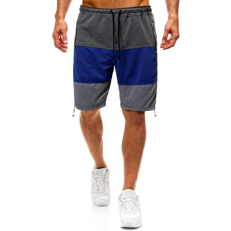 CYXZFTROFL, мужские летние шорты до колена, Цветные Лоскутные бегуны, короткие тренировочные брюки, мужские дышащие удобные шорты