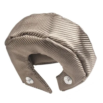 

W/ Fasteners Titanium Turbo Blanket T3 Accessories Glass fiber Fiber Turbo Blanket Heat Shield Barrier Turbocharger