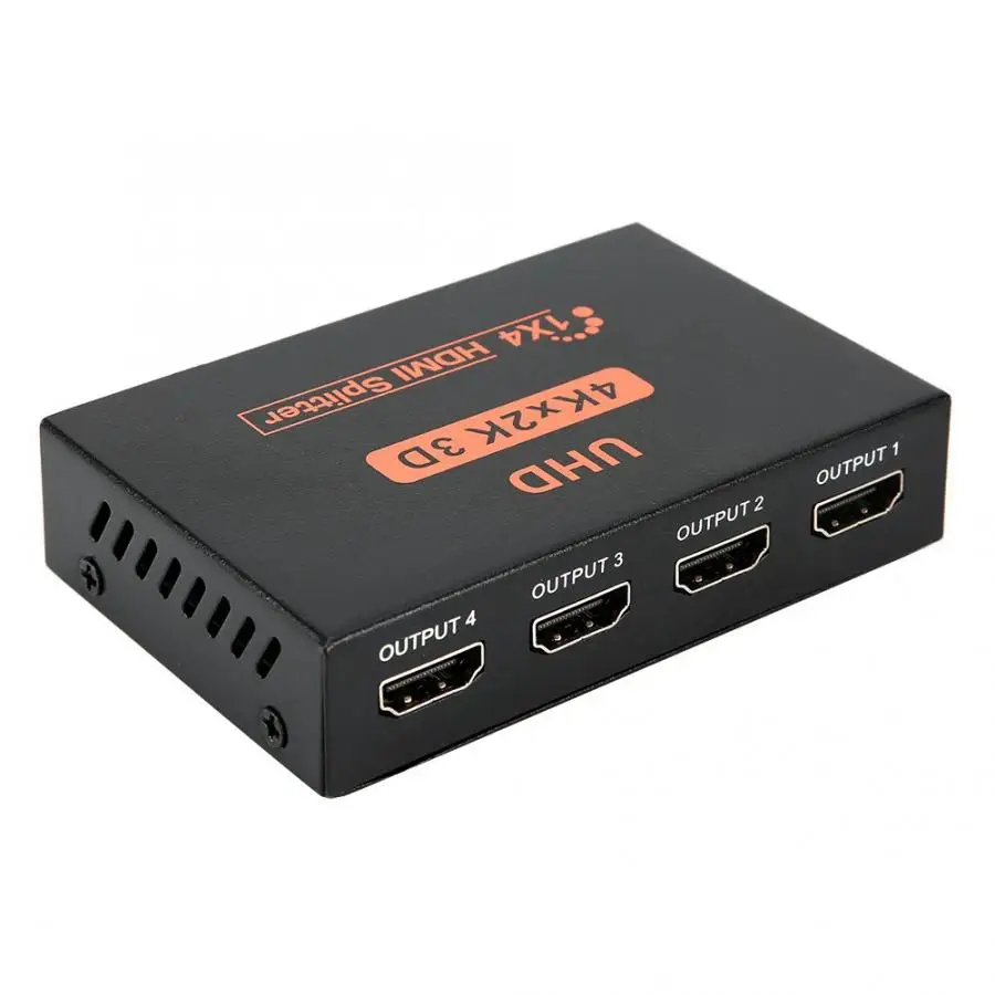 4K x 2K 1 в 4 Выход Высокое Разрешение HDMI сплиттер дистрибьютор 4 порта видео конвертер ЕС 110-240