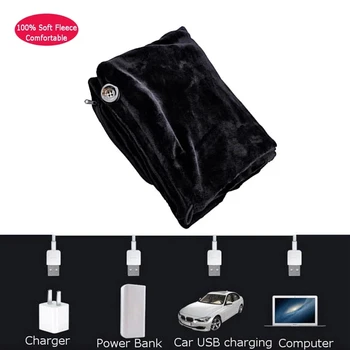 

New USB Warm Electric Heating Shawl Soft Warm Fleece Heating Pad for Home Office Winter Warm Neck Shoulder Electric Blankets