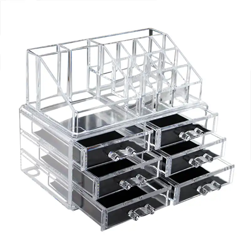 6 Drawers Makeup Organizer Jewelry Storage Box Lipstick Holder