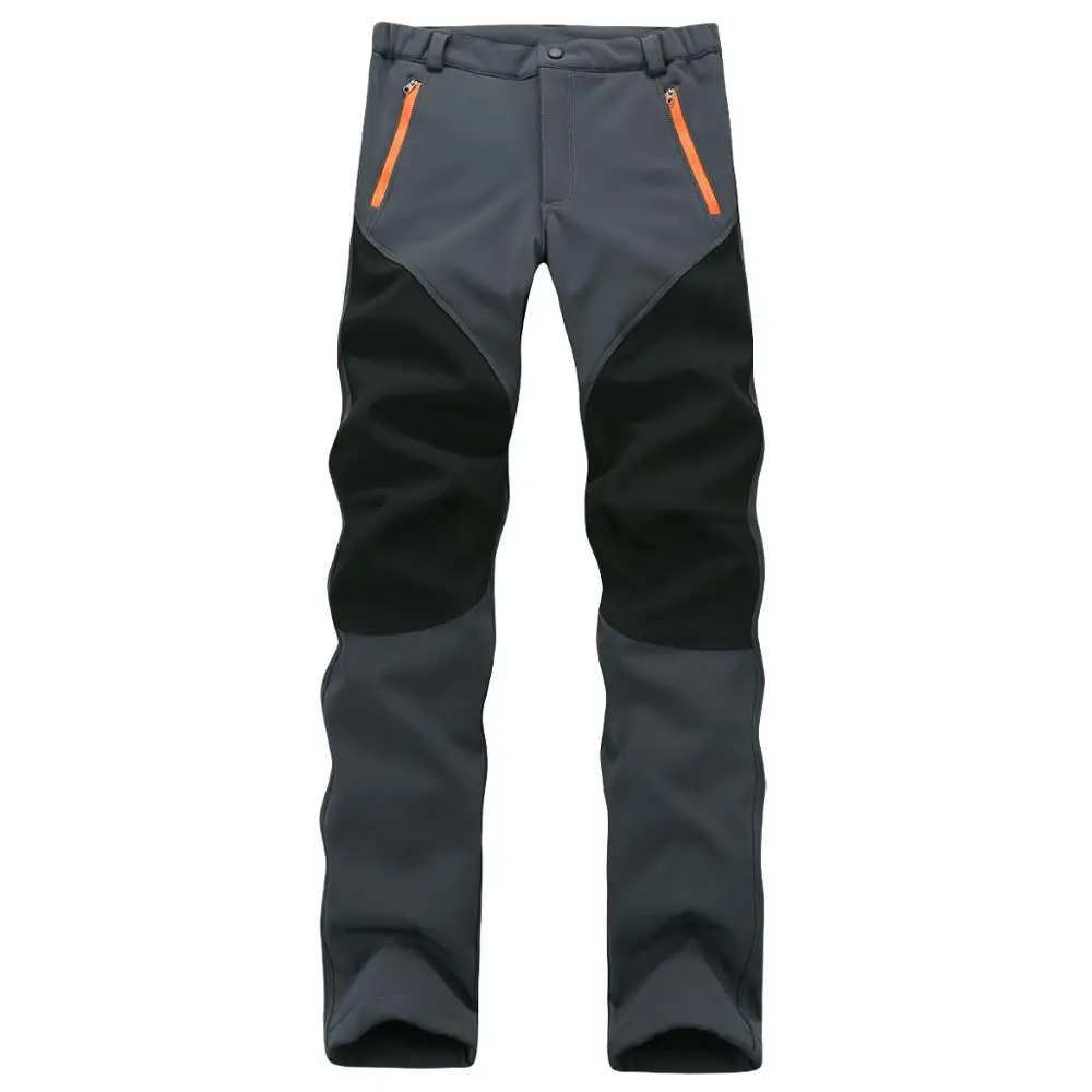 Best Waterproof Windproof Backpacking Work Climbing Pants Mens - Цвет: Серый