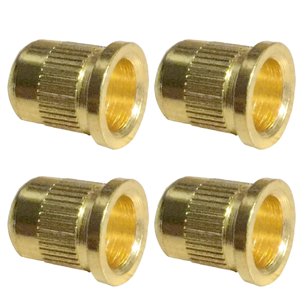 4 Pcs of Pack Bass String Mounting Ferrules Bushing for Fender Guitar Parts