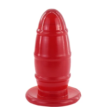 Rugby Anal Plug Round Head Insert 16.3cm Big Dildo Comfortable Masturbation Rod Adult Massage Fetish Sex Toys For Women G-Spot 5