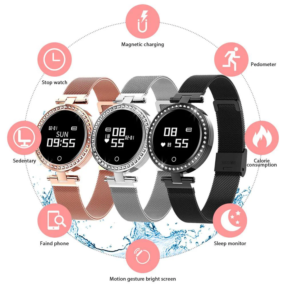 X10 Smart Watch Women health Smart wristband heart rate monitor blood pressure touch bracelet sleep Fitness Tracker Smart Band