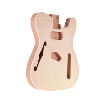

Muslady TL-FT03 Unfinished Guitar Body Mahogany Wood Blank Guitar Barrel for TELE Style Electric Guitars DIY Parts