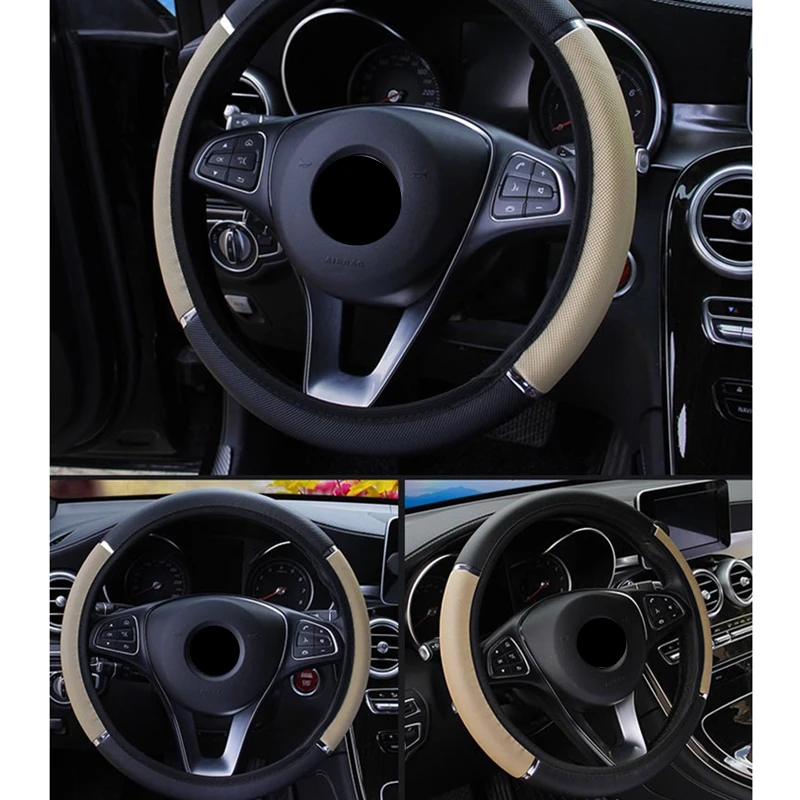 Противоскользящие Чехлы для руля из искусственной кожи Opel Astra Corsa Insignia Vauxhall Mokka