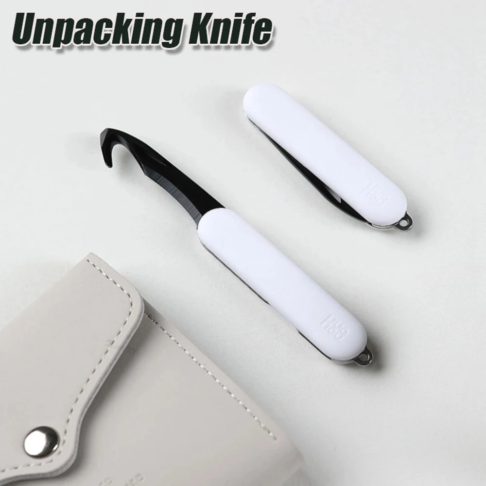 

Mini Unpacking Knife Folding Fruit Knife Camp Tool Outdoor Survival Clip Camp Sharp Knife Carton Knife Unboxing Artifact