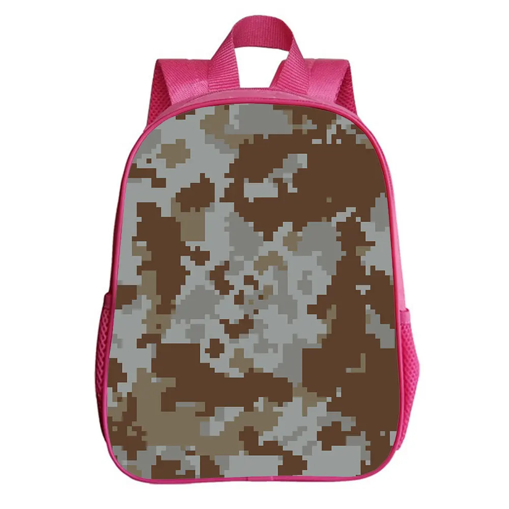 Camouflage School Bags Kids Cartoon Rucksack Boys Girls Unisex Travel Laptop Knapsack Students Bag Kindergarten school bag
