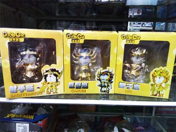 

Saint Seiya Action Figures Godness Athena Anime Doraemon Cat Ver. Nobita Nobi gold saint Action Figure Doracat Saint Seiya