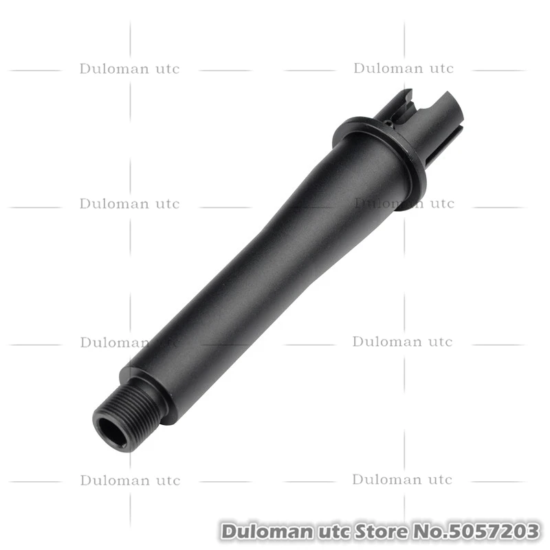 

Duloman utc 5.5" Lightweight Aluminum Outer-tube-Extension 14mm CCW for M4 M16 PDW MK18 AR Series CQB Short Airsoft AEG