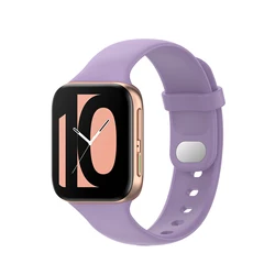 Premium Silicone Watch Strap for Oppo SmartWatch - Replacement Wristband Bracelet (I)