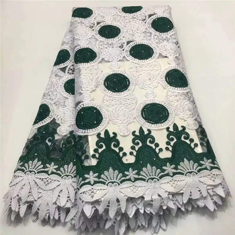 

ZQM!African Lace Fabric 2019 High Quality French Mesh Lace Fabric Beads Nigerian Milk Lace Fabrics For Dress ! J110531