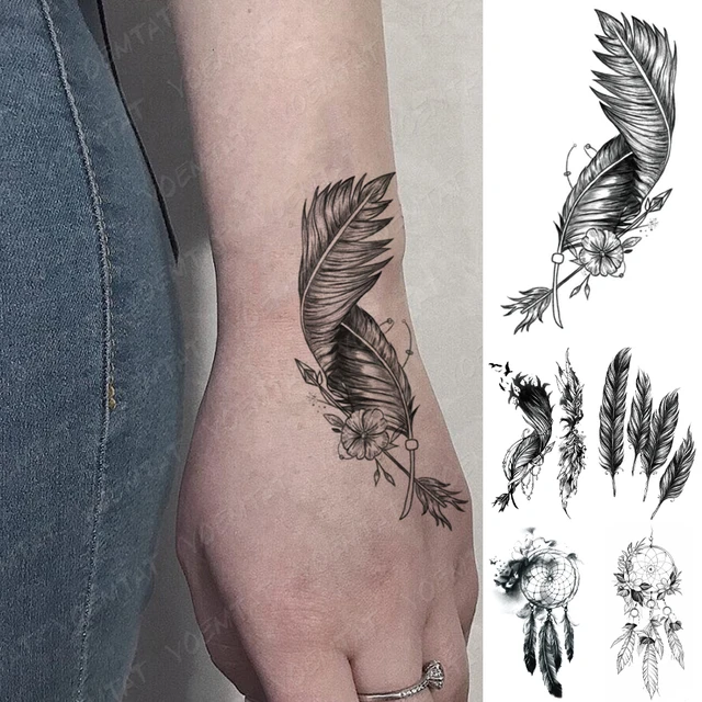 30 Best Feather Tattoos For 2021 - Netmums