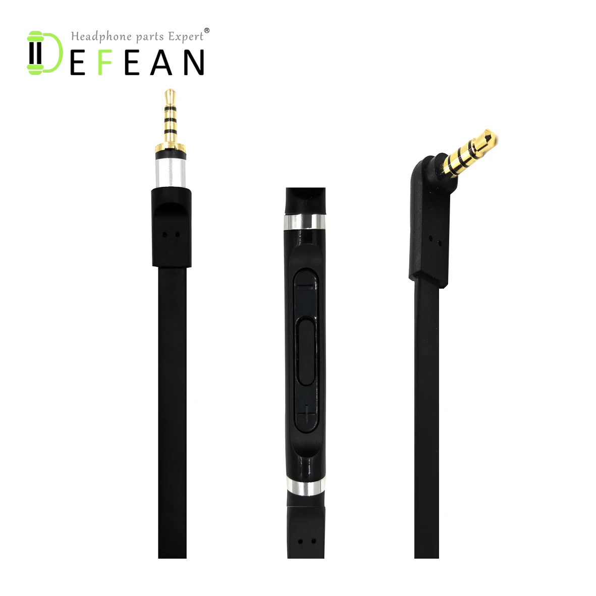 Defean амбушюры Выдвижной аудио кабель линия с пультом дистанционного управления для Sennheiser Urbanite XL над ухом/Urbanite наушники на ухо