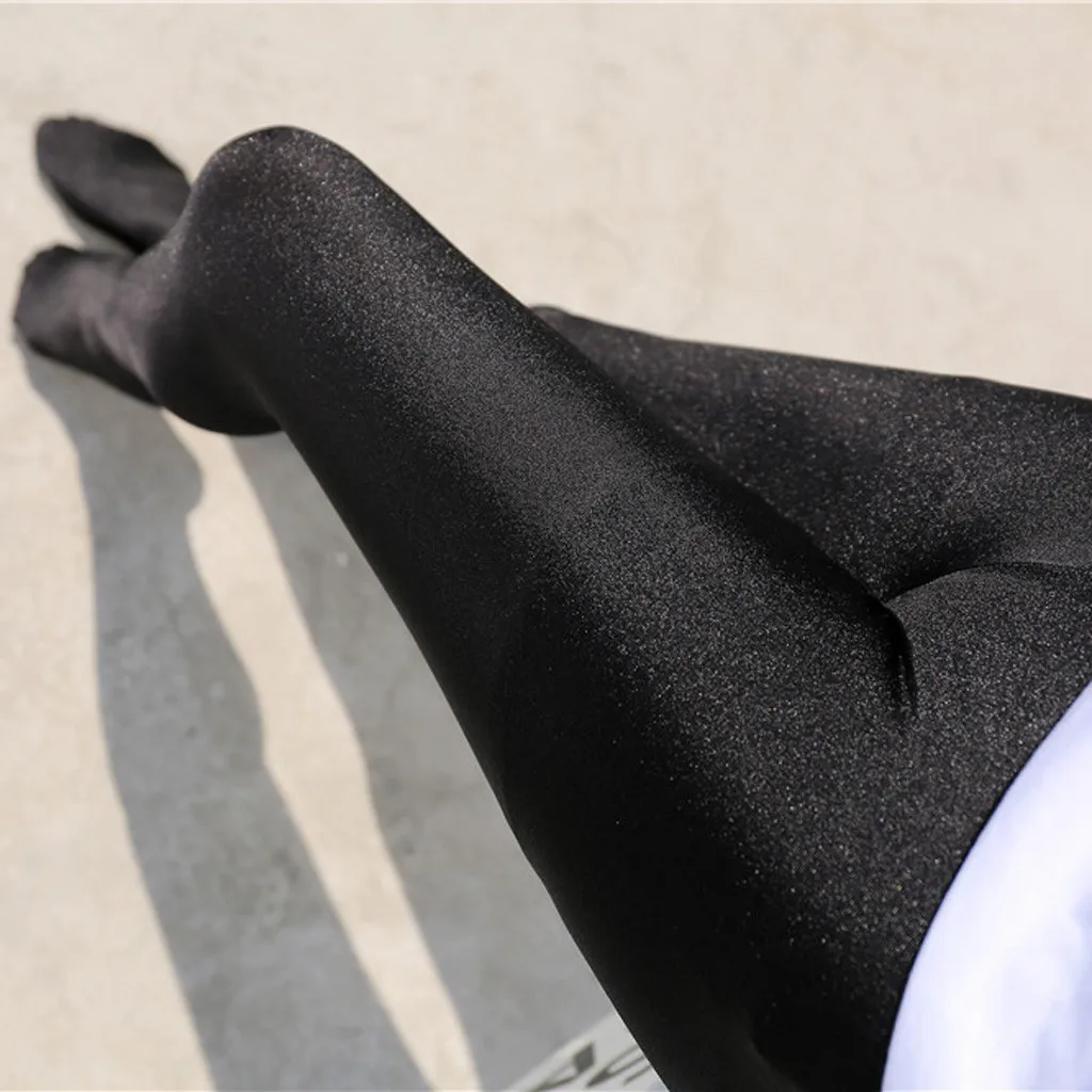 5XL черные Легинсы большого размера, женские штаны большого размера, осенние и зимние эластичные тонкие леггинсы, брюки на плоской подошве и
