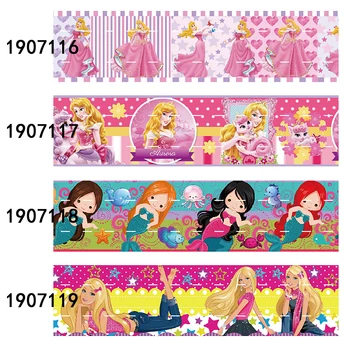 

(50 yards/lot) Kids DIY liston 3" cartoon character printed ribbon