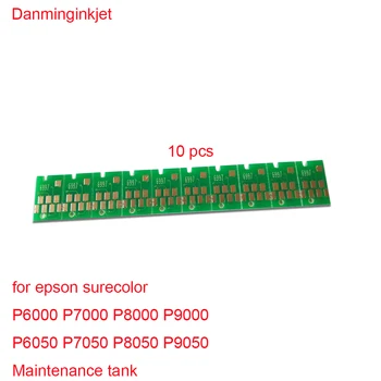 

10 Pcs T6997 Maintenance Tank Chip For Epson SureColor P6000 P6050 P7000 P7080 P8000 P8080 P9000 P9070 Waste Tank Chip