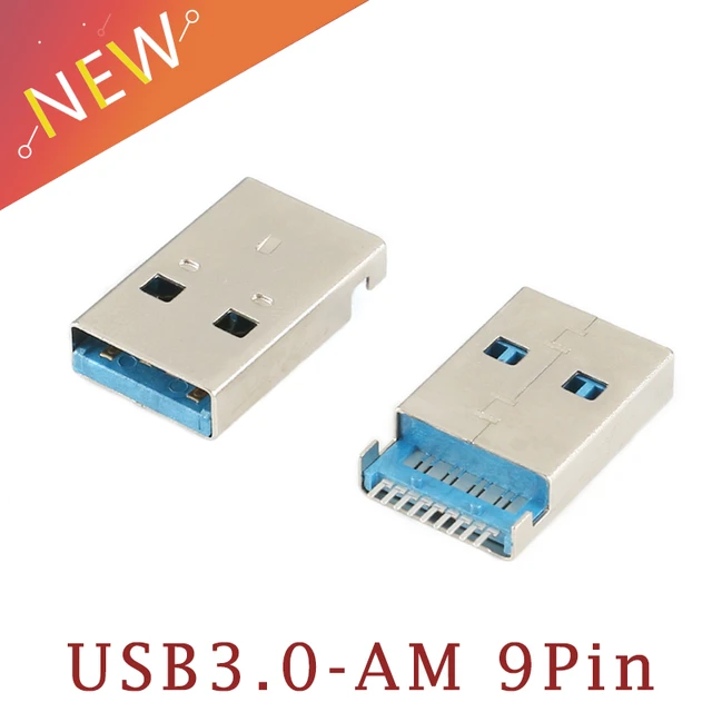 5 Pieces Usb 3.0 A Type Male Plug Connector High-speed Data Transmission Usb  3.0 Jack Charging Socket Soldering - Connectors - AliExpress