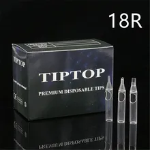 50 шт TIPTOP 18R одноразовые наконечники стерильные Ассорти пластиковые круглые одноразовые наконечники для татуировки насадки для тату Иглы для татуировки