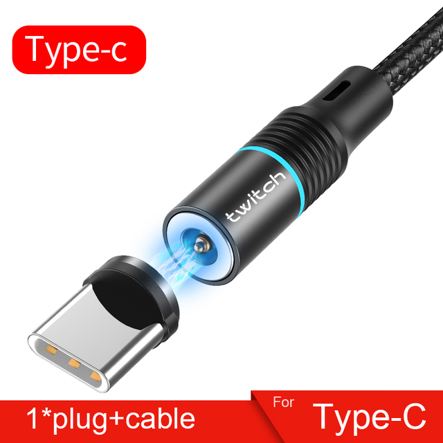 Magnetic USB Cable 1m/2m /3m Fast Charging USB Type C Cable Magnet Charger Data Charge Micro USB Cable Mobile Phone Cable