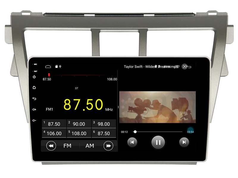 Best Built in 4G Lte car Intelligent navigation tape recorder 9.0 android car gps radio multimedia player for toyota Vios 2007 2013 4 Best Built in 4G Lte car Intelligent navigation tape recorder 9.0 android car gps radio multimedia player for toyota Vios 2007 2013 4