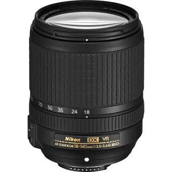 

Nikon AF-S DX NIKKOR 18-140mm f/3.5-5.6G ED VR Lens