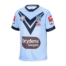 NSW BLUES 2021 дома PRO Регби Джерси Спортивная рубашка с короткими рукавами, S-5XL NSW BLUES 2021 дома PRO Регби Джерси Спортивная рубашка с короткими рукавами, S-5XL