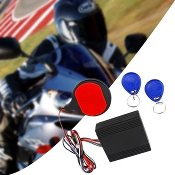 

Motorcycle Bike IC card Alarm induction invisible lock Immobilizer Lock set
