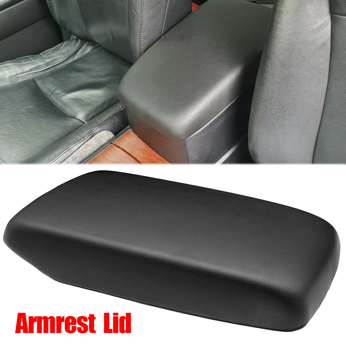 

Car Armrest Cover Center Console Latch For Toyota Highlander Kluger PU Leather Arm Rest Lid Cap Clip Catch Replacement 2008-2013