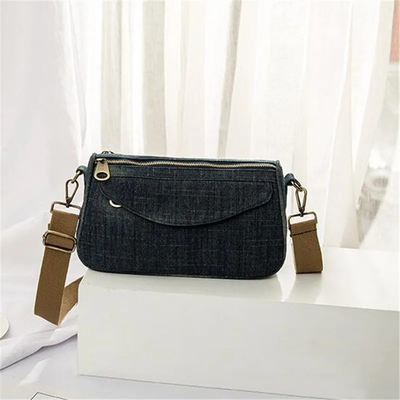 2023 High Quality Women Denim Shoulder Bags Fashion Multifunctional Cross body Bagd Small Flap Drop Shipping