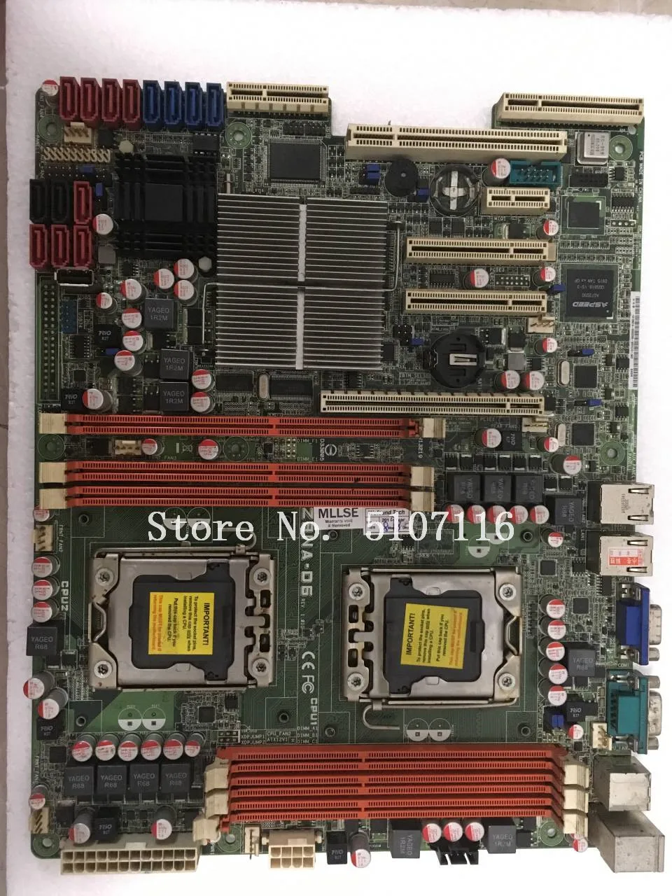 

desktop motherboard for Z8NA-D6 dual 1366/X58 dual-channel motherboard ATX version of the game more open support X5675