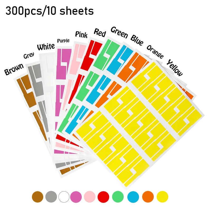 

300 шт., водонепроницаемый маркер для кабелей