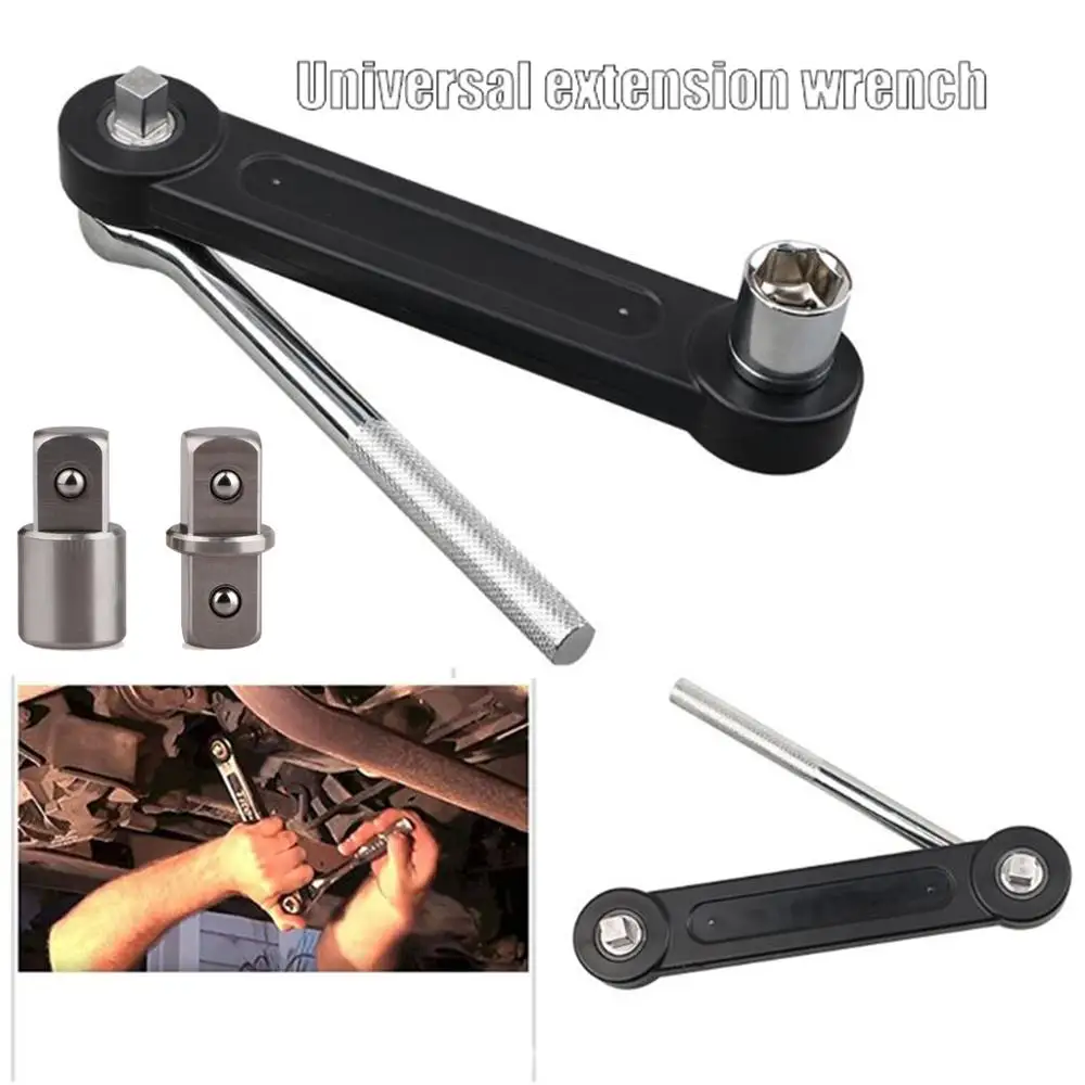 3/8" Universal Extension Wrench DIY Torque Wrench Key Ratchet Socket