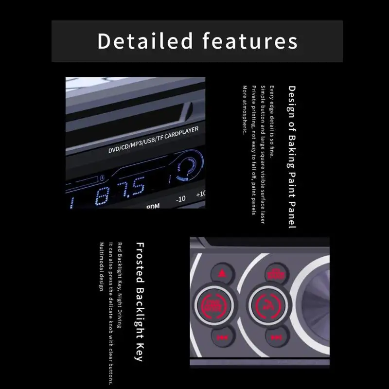 SWM 8169A 1 Din автомобильное радио Bluetooth стерео Авто Аудио CD VCD DVD mp3-плеер AUX USB TF карта fm-радио головное устройство мультимедийный плеер