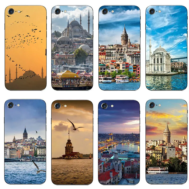 Мягкие чехлы для телефонов из ТПУ iPhone 4 4S 5 5S SE 6 6S 7 8 X XR XS 11 Pro Max Plus сумки с турецким