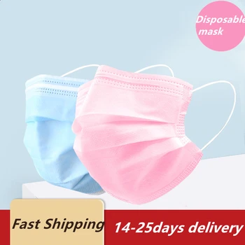 

3 Layers Anti-Dust Non-woven Protective Masks Safe Breathable Face Mouth Mask Kids Adult Ear loop Filter Masks