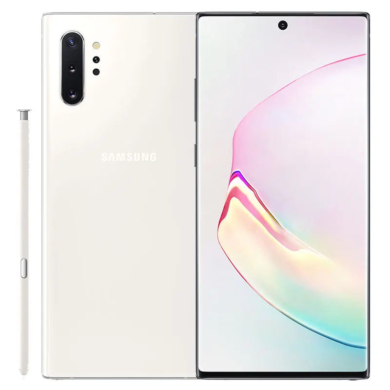 Samsung Galaxy Note 10 Plus 5G Водонепроницаемый AMOLED NFC 3040*1440 12G 256G отпечаток пальца+ распознавание лица 4300mAh Восьмиядерный 4 камеры S ручка
