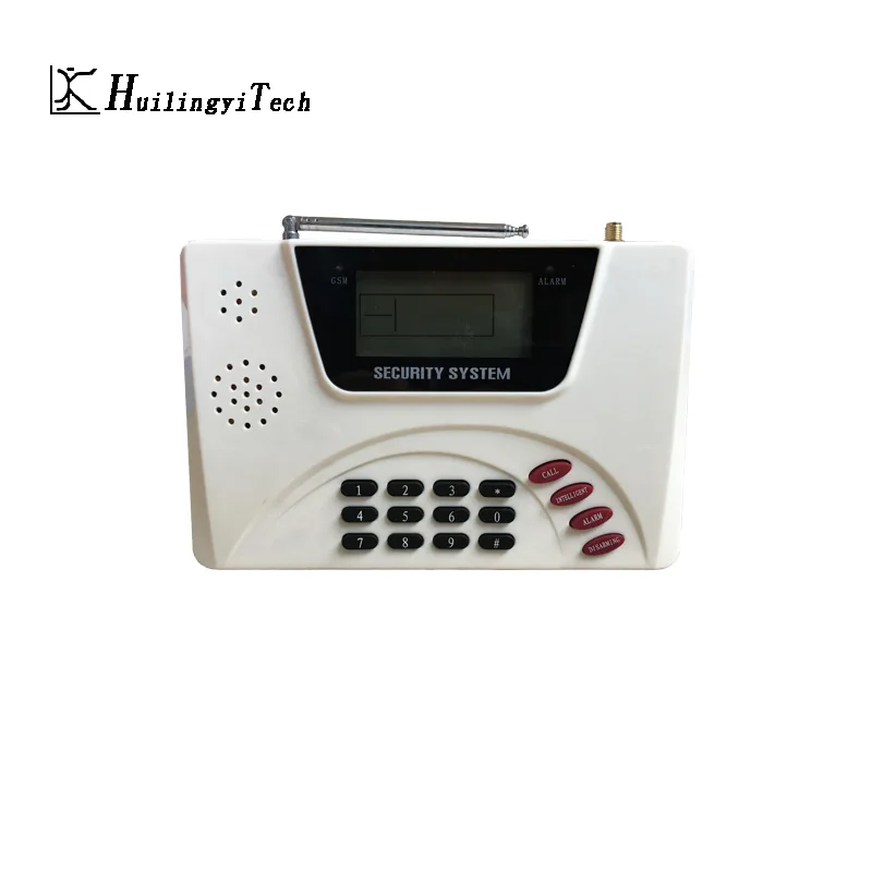Беспроводная GSM SMS система домашней безопасности HuilingyiTech сигнализация Интерком
