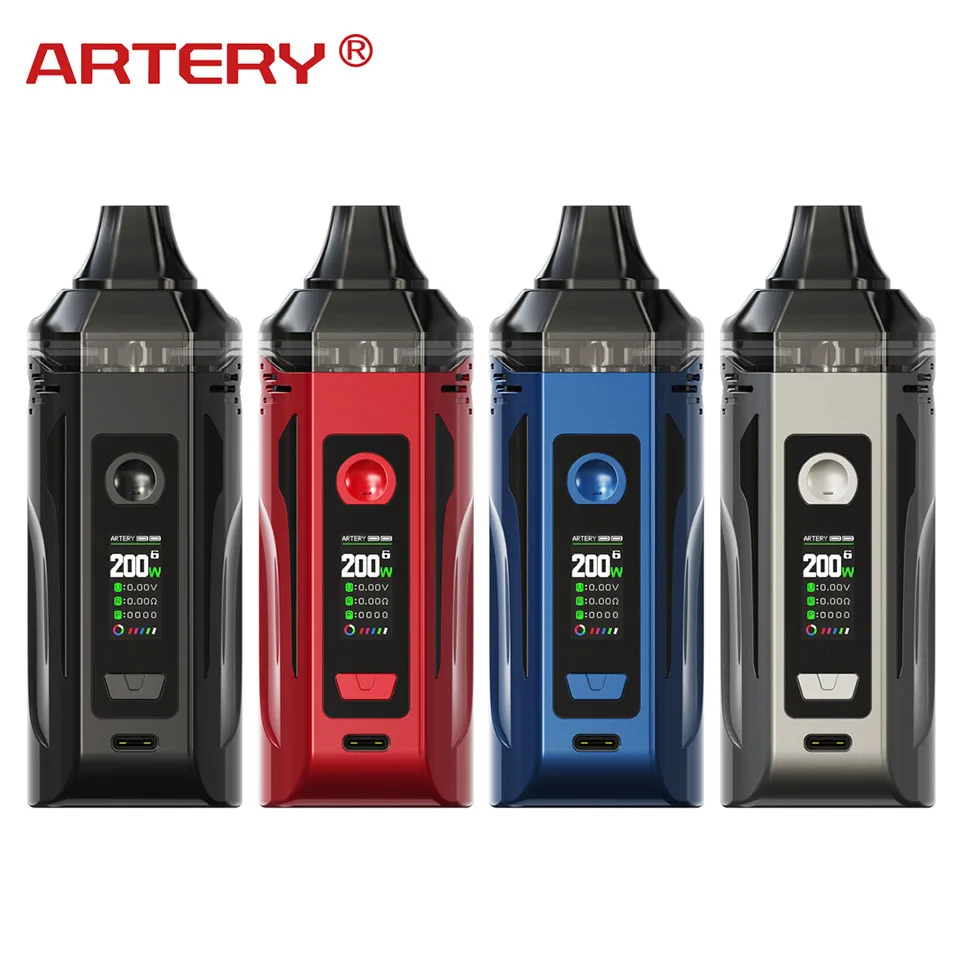 Комплект Artery Nugget GT с аккумулятором 18650 вейп-набор баком 8 мл 0 96 дюйма катушка RBA