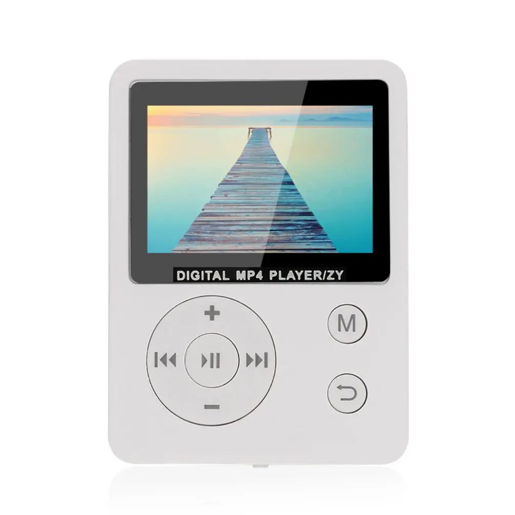 Reproductor MP3 con Altavoz Bluetooth, Mini Walkman portátil de Metal HiFi táctil con radio FM y pantalla Lcd de 1,8 pulgadas, tarjeta SD TF de 32gb