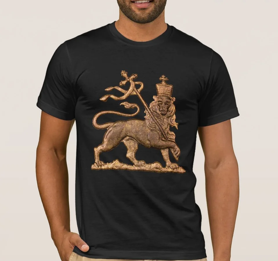 

Haile Selassie Lion of Judah Jah Army Mens T-Shirt. Summer Cotton Short Sleeve O-Neck Unisex T Shirt New S-3XL