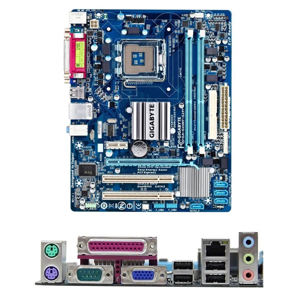 P5G41T-M/GA-H61M-DS2 DDR3 Computer Motherboard Dual Channel For Desktop ATX SATA III Interface DDR3 LGA 1155 AGP 8X