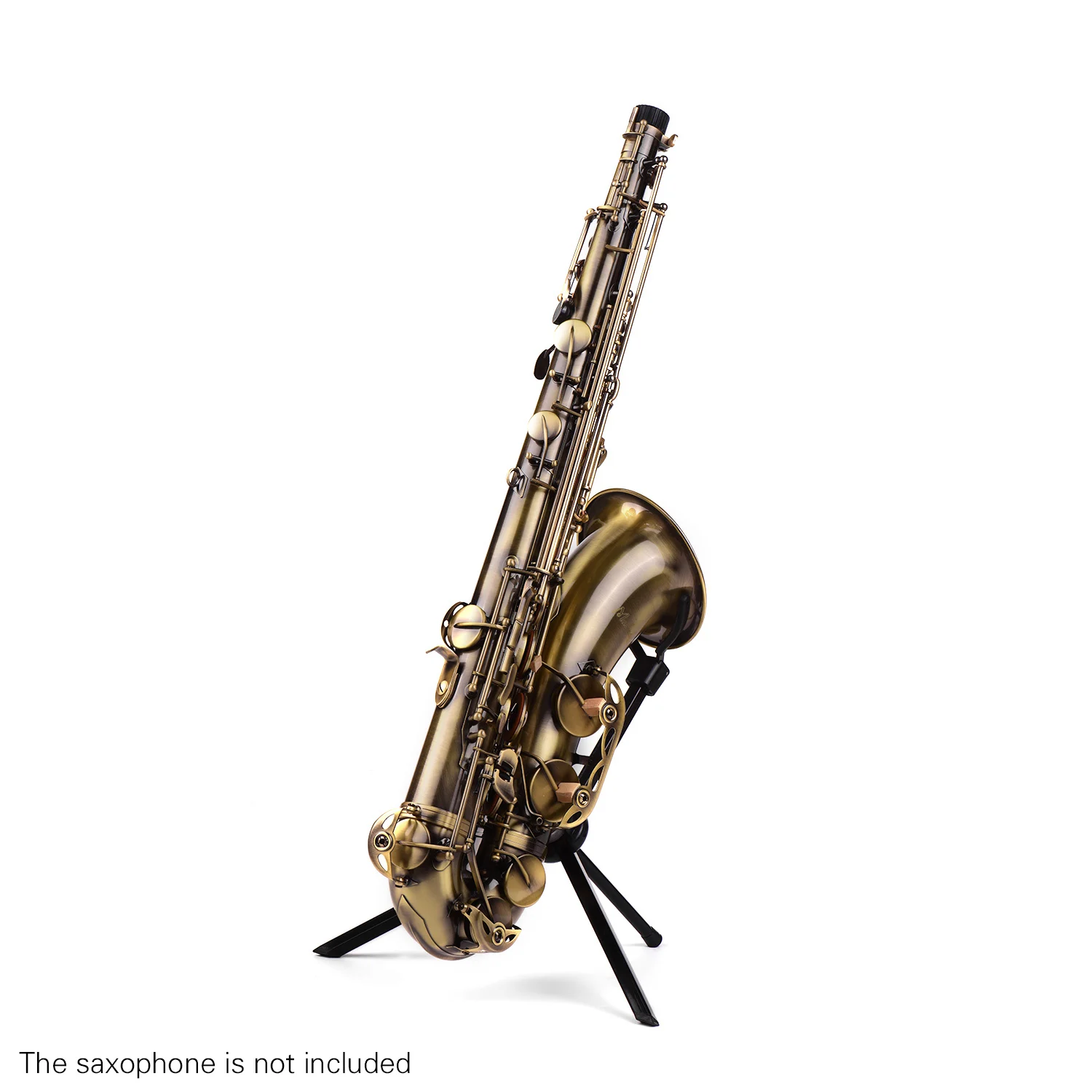 for tenor sax Портативный альт/тенор саксофон стенд саксофон напольный держатель из нержавеющей стали складной с сумкой для переноски - Цвет: for tenor sax