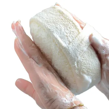 

1PC Soft Bath Brush Massage Shower Loofah Sponge Back Spa Scrubber Natural Bath Exfoliating Scrubber Glove Sponge Bathroom Tools